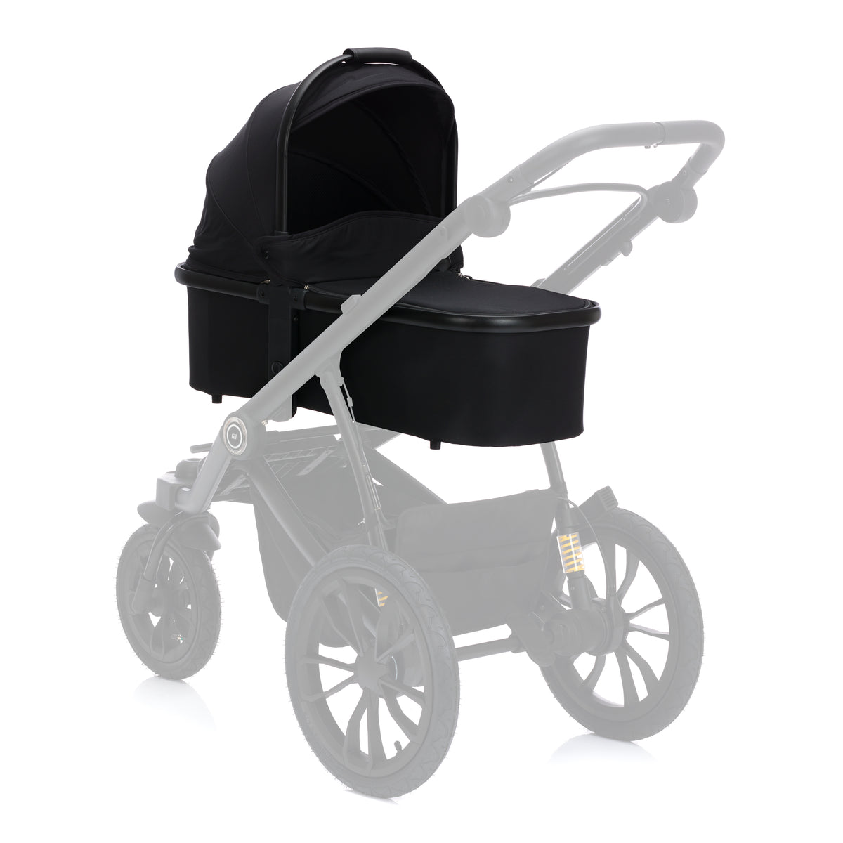 Fillikid Jogger Run mit Wanne schwarz melange