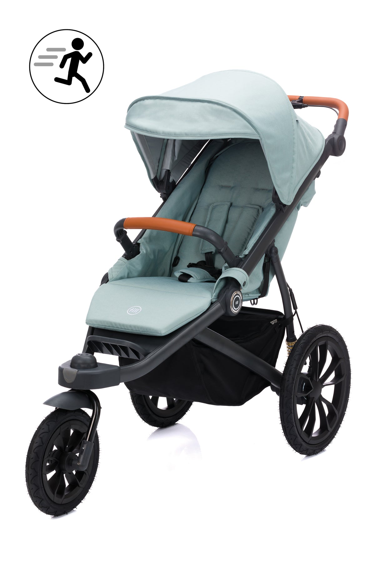 Fillikid Jogger Run mit Wanne salbei melange