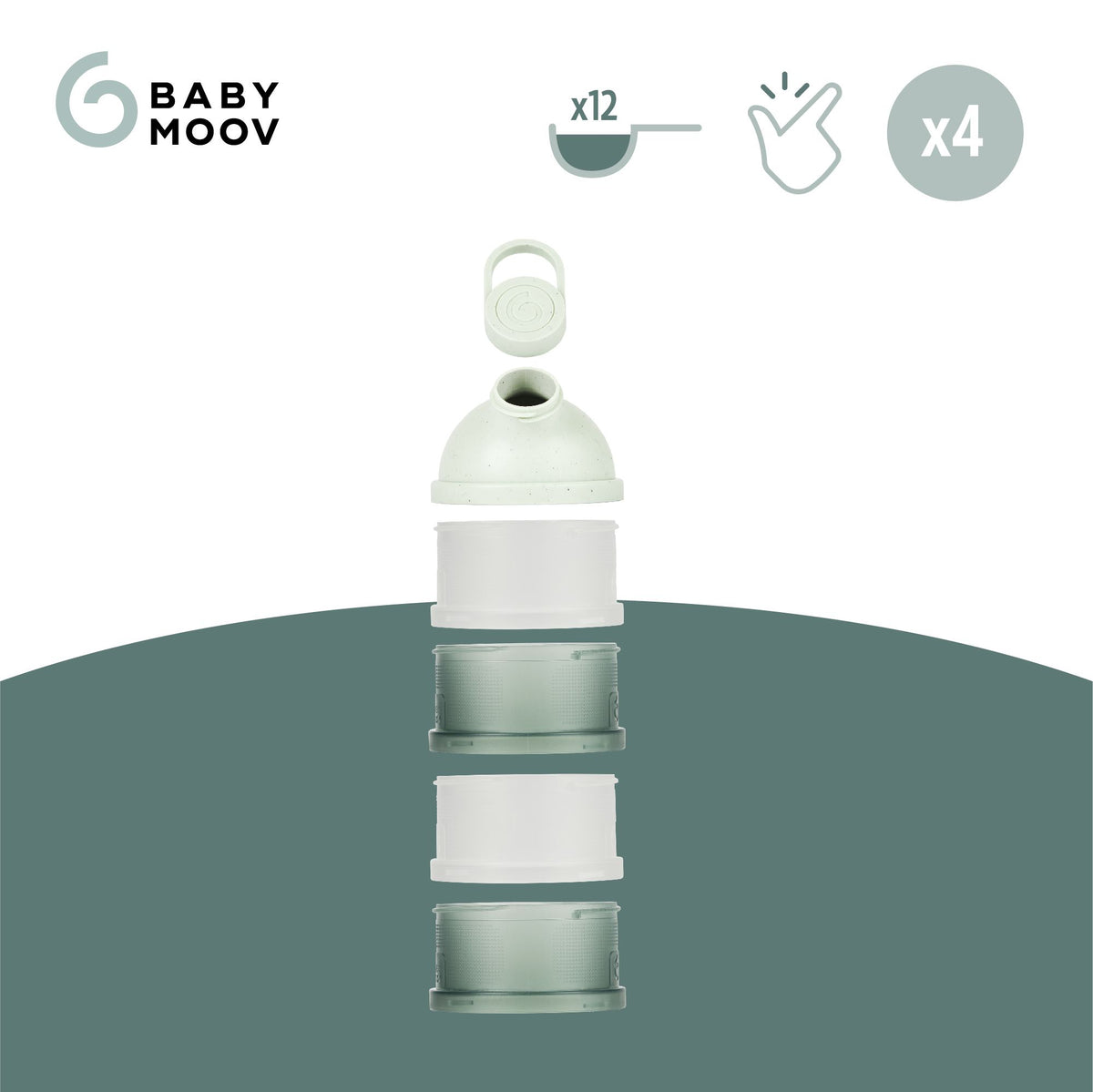 Babymoov Milchpulverportionierer Babydose green