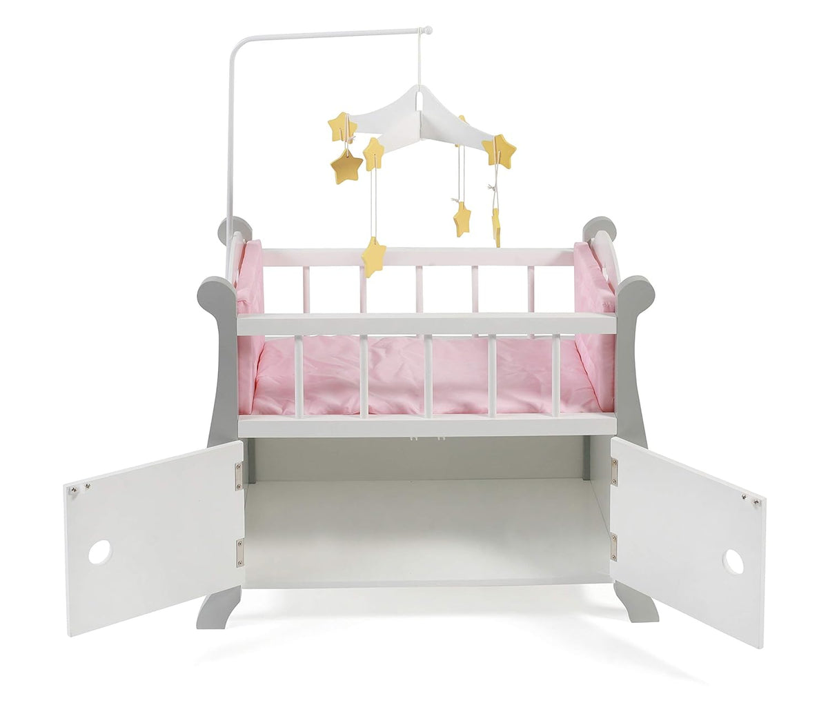 Bayer Chic 2000 Puppenbett mit Mobile Stars grey