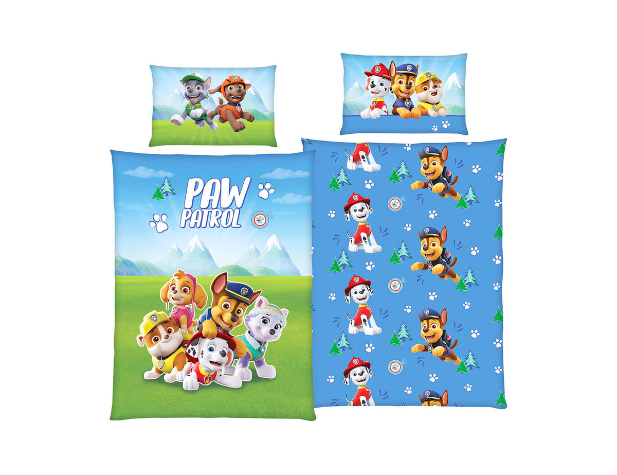 Herding Jugendbettwäsche CH-Grösse 160x210cm / 65x100cm Paw Patrol