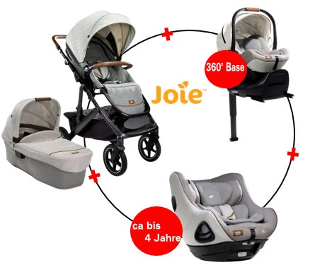 Joie Vinca Four Set SIGNATURE Kinderwagen mit Isofix Base *SALE*