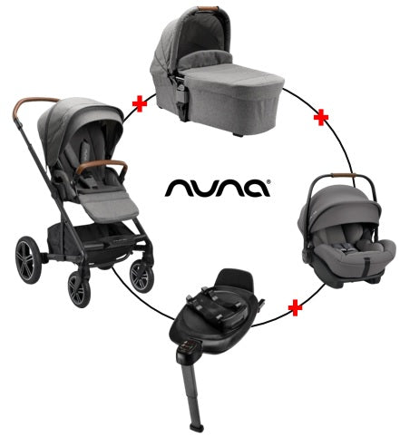 Nuna Mixx next Trio Kinderwagen Set Granite *SALE*