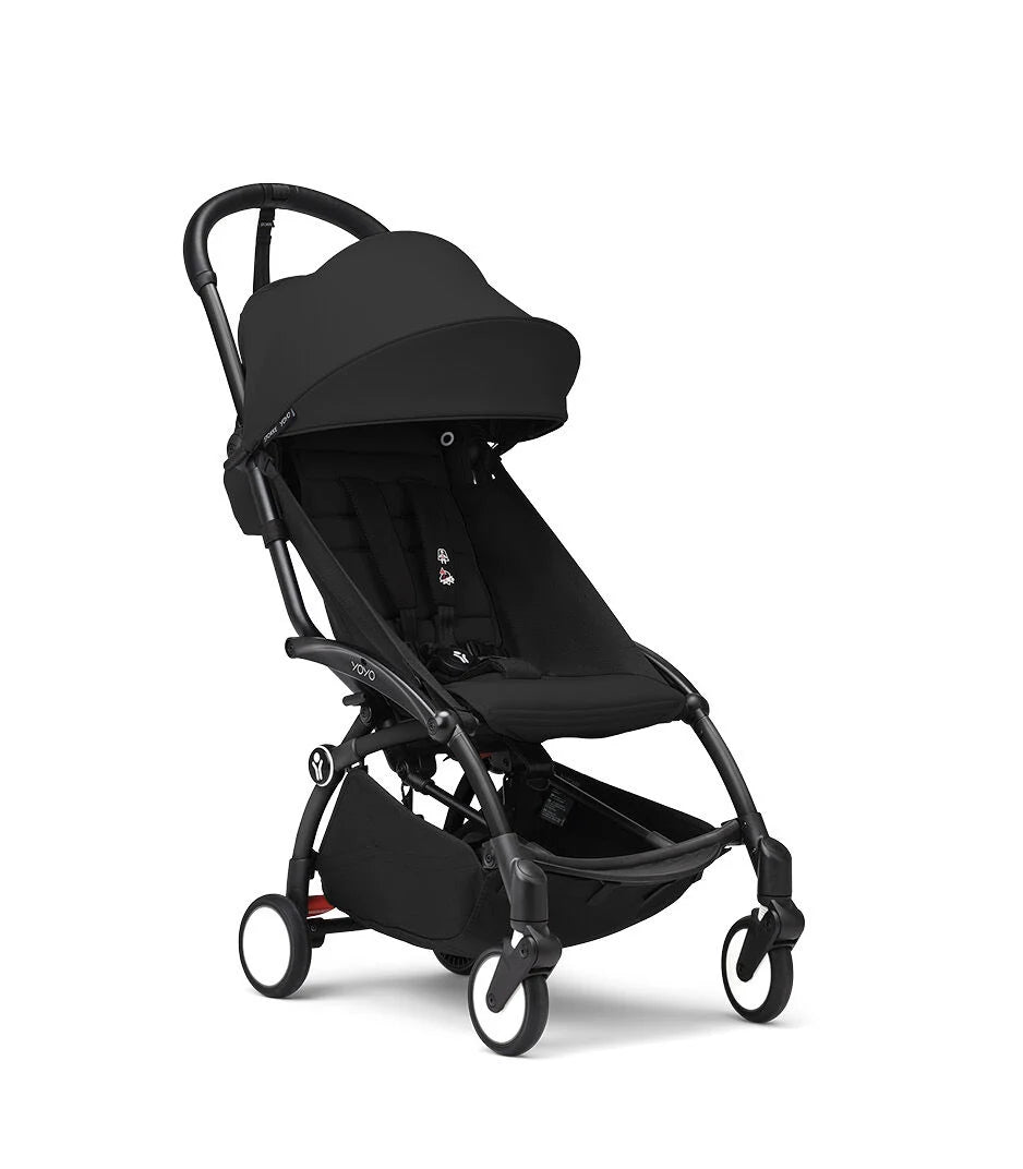 Stokke® YOYO³ Kinderwagen ab 6 Monaten, Gestell black