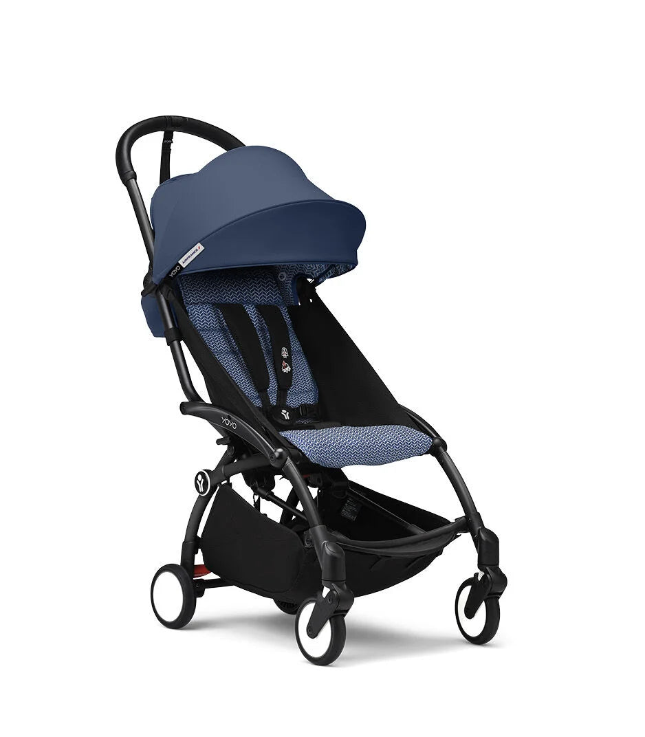 Stokke® YOYO³ Kinderwagen ab 6 Monaten, Gestell black