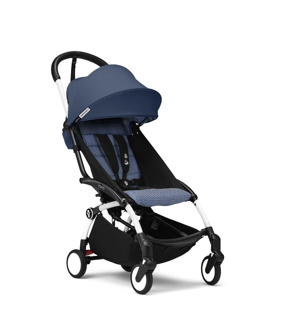 Stokke® YOYO³ Kinderwagen ab 6 Monaten, Gestell weiss