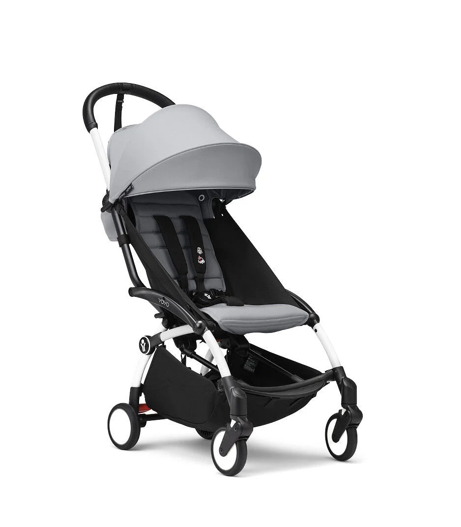 Stokke® YOYO³ Kinderwagen ab 6 Monaten, Gestell weiss