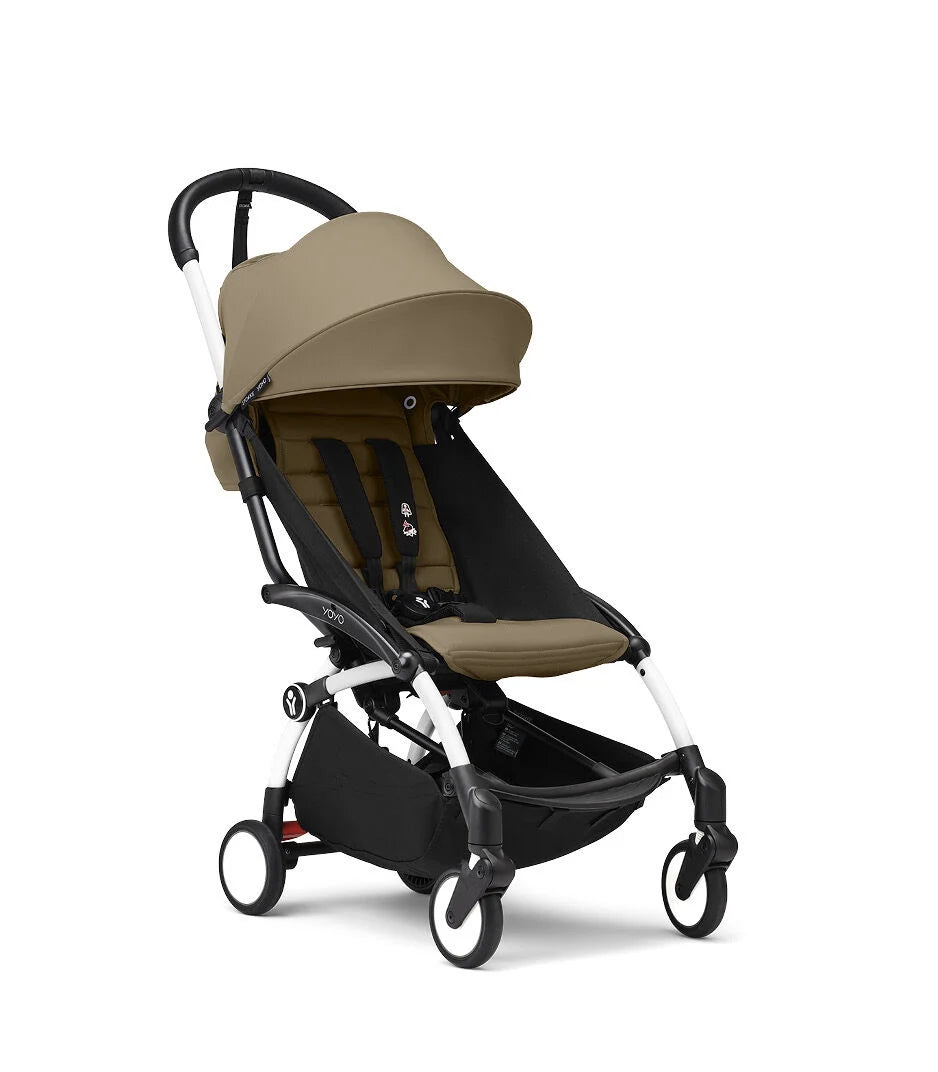 Stokke® YOYO³ Kinderwagen ab 6 Monaten, Gestell weiss