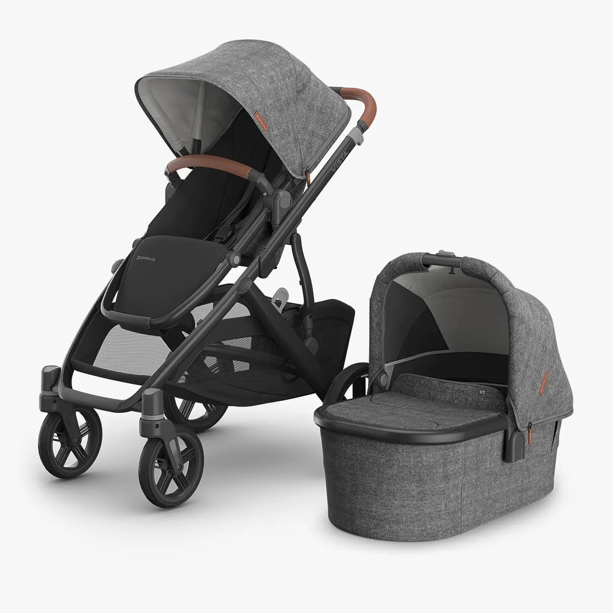 Uppababy Vista V3 Greyson mit Babywanne