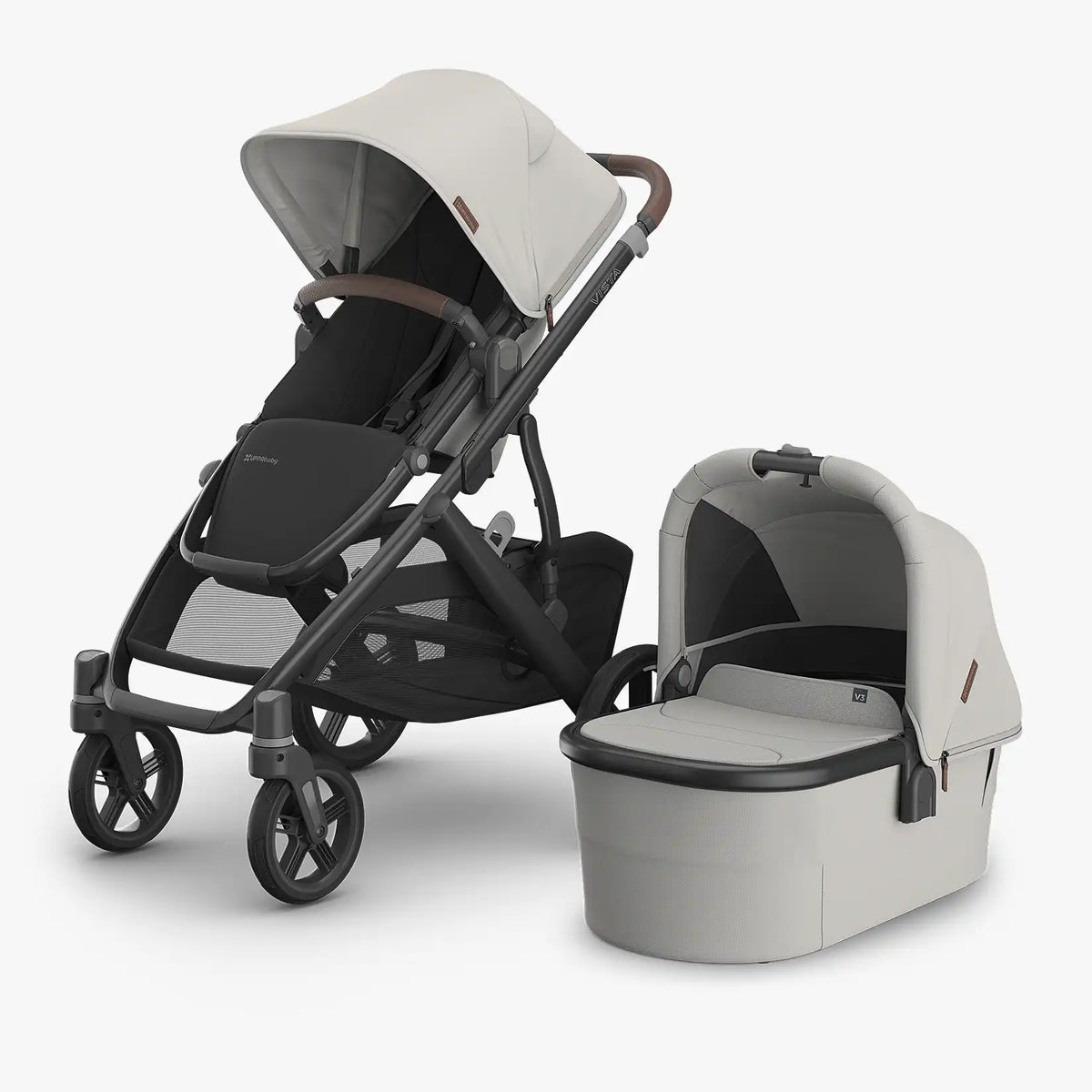 Uppababy Vista V3 Savannah mit Babywanne