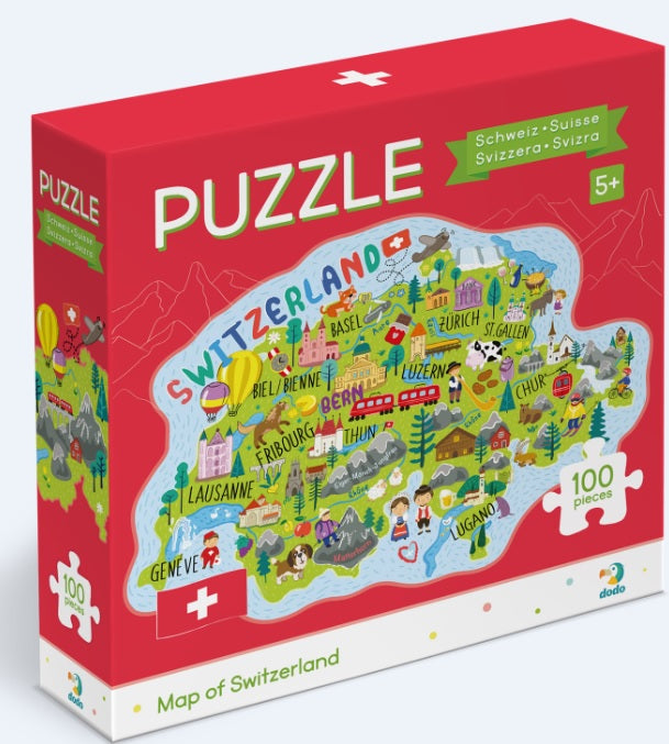 Dodo Puzzle 100 Teilig Switzerland